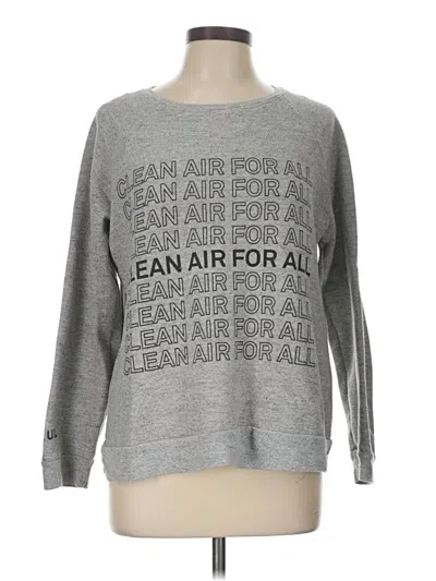 Pre-owned Marine Layer Sweatshirt In Gray