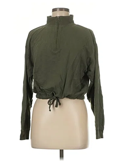 Pre-owned Marine Layer Sweatshirt In Green