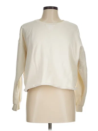 Pre-owned Marine Layer Sweatshirt In Ivory