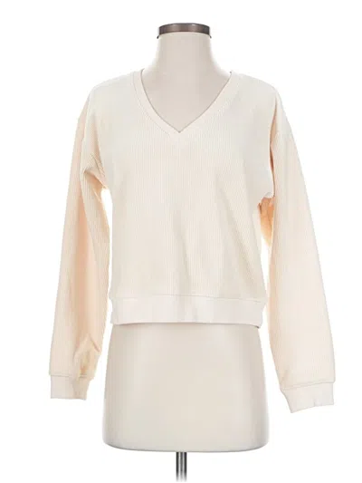 Pre-owned Marine Layer Sweatshirt In Ivory