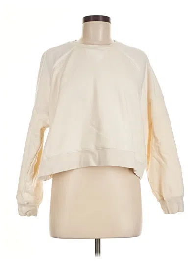 Pre-owned Marine Layer Sweatshirt In Ivory
