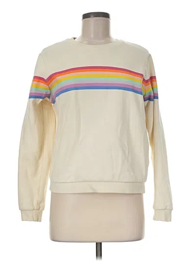 Pre-owned Marine Layer Sweatshirt In Ivory