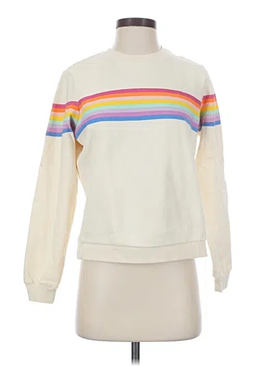 Pre-owned Marine Layer Sweatshirt In White
