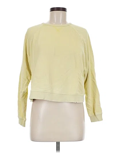 Pre-owned Marine Layer Sweatshirt In Yellow