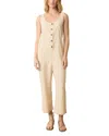 Marine Layer Sydney Jumpsuit In Natural Stripe
