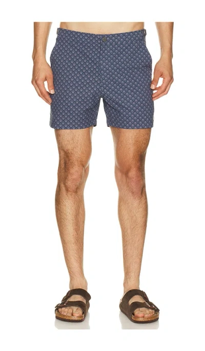Marine Layer Tailored 5 Swim Trunk In Multi