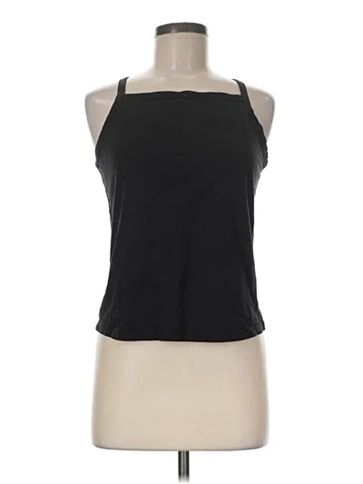 Pre-owned Marine Layer Tank Top Black Halter Neckline Tops