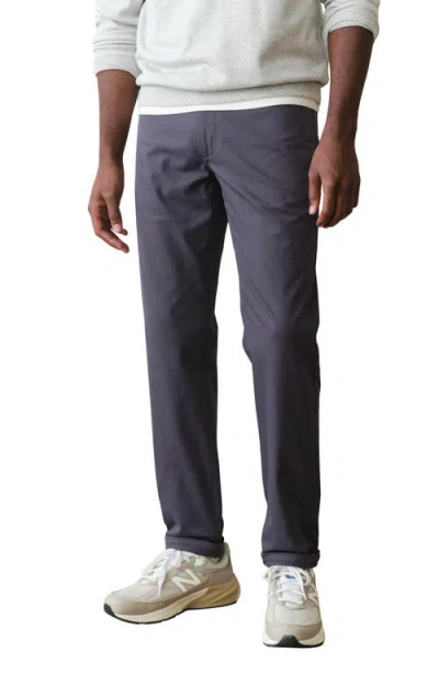 Marine Layer The Five-pocket Undercover Slim Straight Leg Tech Pants In Black