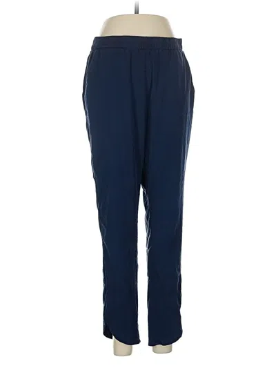 Pre-owned Marine Layer Track Pants In Blue