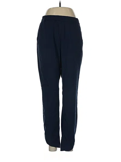 Pre-owned Marine Layer Track Pants In Blue