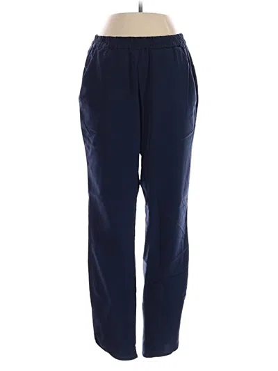 Pre-owned Marine Layer Track Pants In Blue