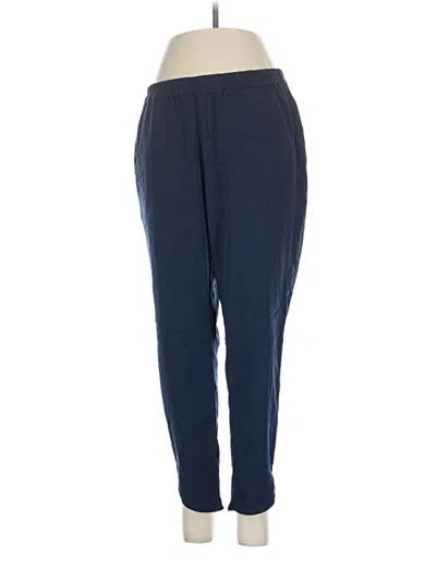 Pre-owned Marine Layer Track Pants In Blue