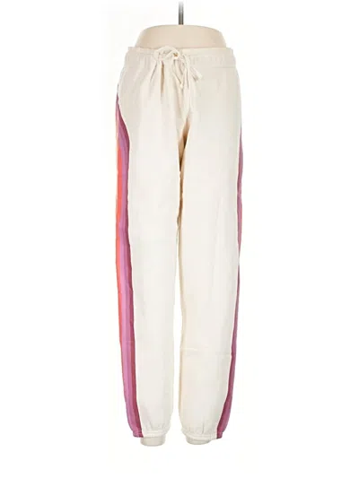 Pre-owned Marine Layer Track Pants In Ivory
