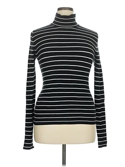 Pre-owned Marine Layer Turtleneck Sweater In Black