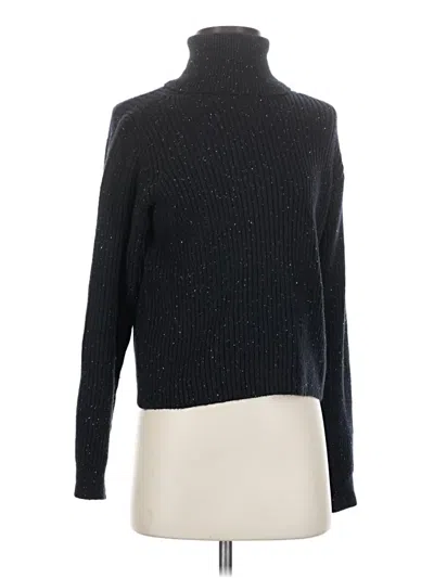Pre-owned Marine Layer Turtleneck Sweater In Black