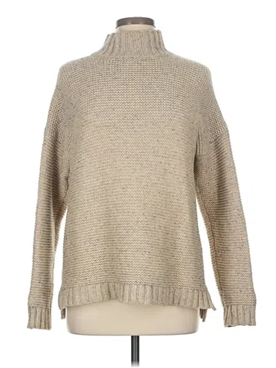 Pre-owned Marine Layer Turtleneck Sweater In Brown