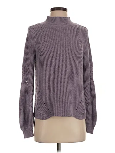 Pre-owned Marine Layer Turtleneck Sweater In Purple