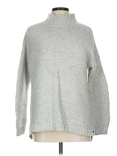 Pre-owned Marine Layer Turtleneck Sweater In Silver