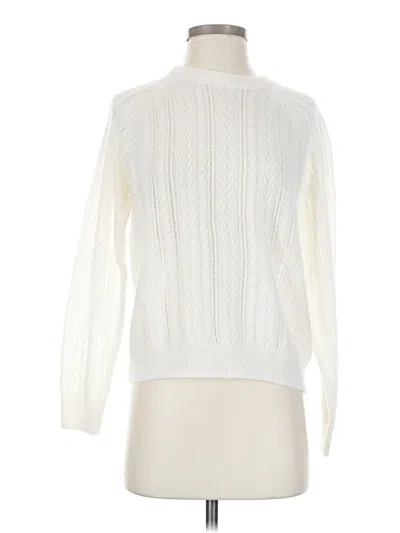 Pre-owned Marine Layer Turtleneck Sweater In White