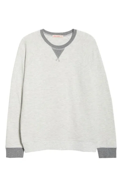 Marine Layer Varsity Raglan Sweatshirt In Gray