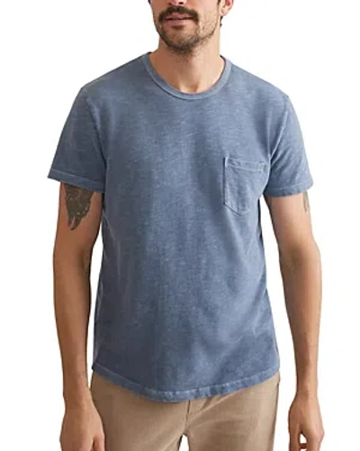 Marine Layer Vintage Heavy Slub Pocket Tee In Indigo