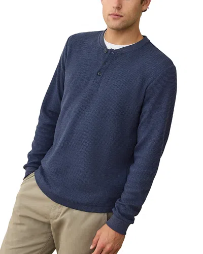 MARINE LAYER WAFFLE KNIT HENLEY