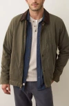 Marine Layer Waxed Canvas Barn Jacket In Green