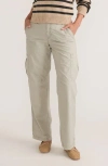 Marine Layer Wide Leg Cargo Pants In Shadow