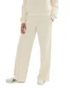 Marine Layer Anytime Wide Leg Fleece Sweatpants In Antique