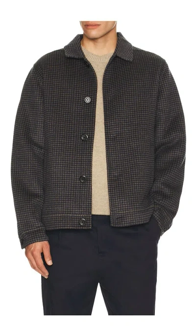 Marine Layer Wool Jacket In Blue