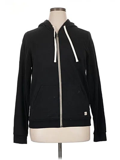 Pre-owned Marine Layer Zip Up Hoodie In Black