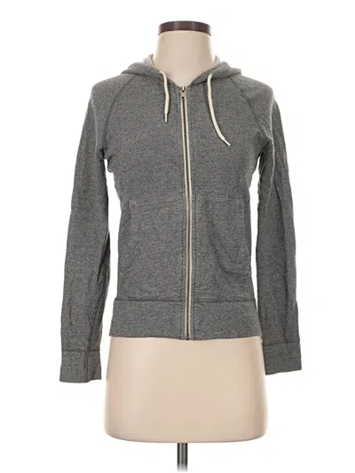 Pre-owned Marine Layer Zip Up Hoodie In Gray