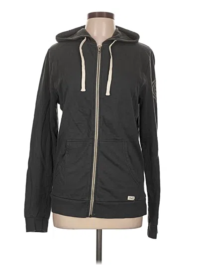 Pre-owned Marine Layer Zip Up Hoodie In Gray