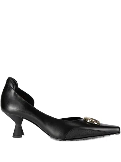 MARINE SERRE 60MM LEATHER PUMPS