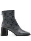 Marine Serre Moon Airbrushed Leather Ms Block In Grey