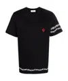 Marine Serre Abstract Logo-print T-shirt In Black