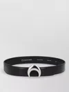 Marine Serre Adjustable Belt Crescent Moon Motif In Black