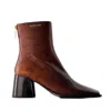 Marine Serre Airbrushed Crescent Moon-print Boots