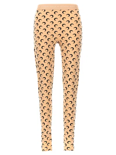 MARINE SERRE ALL OVER MOON LEGGINGS