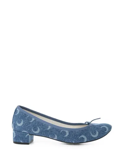 Marine Serre All-over Moon Repetto Ballet Flats In Multi