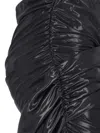 Marine Serre Draped Midi Asymmetric Skirt In Black