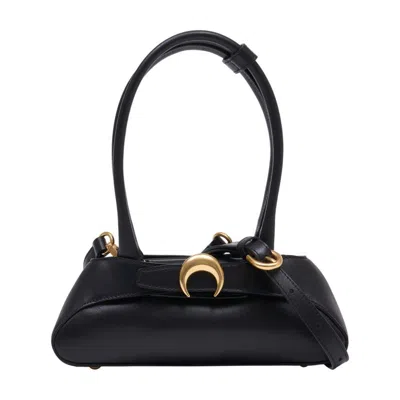 Marine Serre Aurora Mini Shoulder Bag In Black