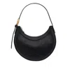Marine Serre Mini Eclips Shoulder Bag With Embossed Pattern In Black