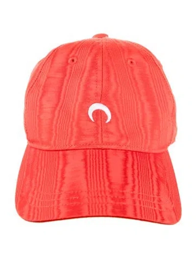 Pre-owned Marine Serre Baseball Cap In Red