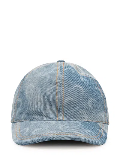 Marine Serre Baseball Hat In Light Blue