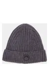 Marine Serre Beanie Hat In Grey