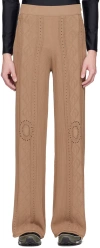 Marine Serre Beige Distressed Lounge Pants In 09 Beige