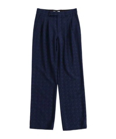 Marine Serre Belt-loop Casual Pants In Black
