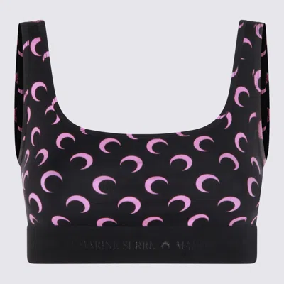 MARINE SERRE BLACK AND PINK TOP