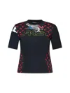 Marine Serre Regenerated Graphic-print T-shirt In Black